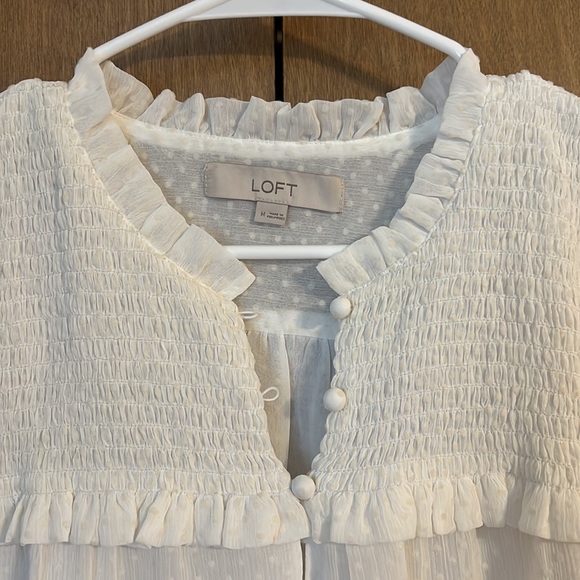 LOFT Polka Dot Blouse - Picture 2 of 5
